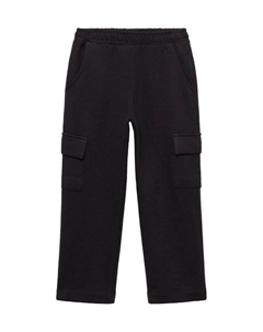 Брюки-карго, черный Mango kids