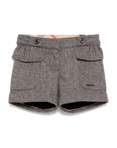 Kids шорты с оборками, серый Burberry