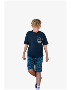 Футболка с принтом RELAXED FIT-SHORT SLEEVE SET, синий Next