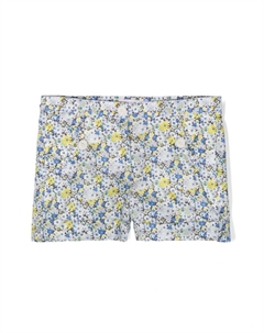 Шорты с цветочным принтом, белый Bonpoint