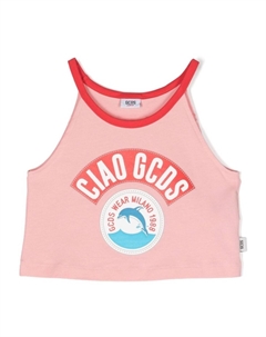 Топ с логотипом, розовый Gcds kids