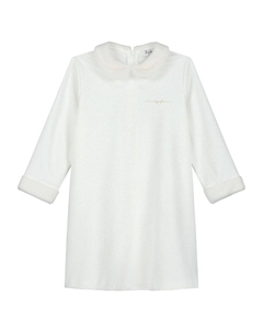 Платье с вышитым логотипом, белый Il gufo