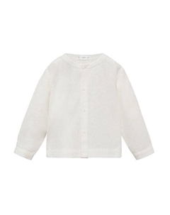 Рубашка, слоновая кость Mango kids