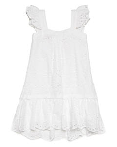 Платье с цветочным кружевом, белый Max&co