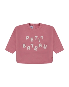 Флисовая толстовка, розовый Petit bateau
