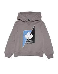 Худи с логотипом, серый Dsquared2