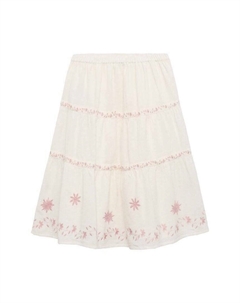 Длинная юбка, слоновая кость Mango kids