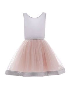 Платье Emory с бантом, нейтральный цвет Tulleen