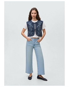 Топ без рукавов LEONOR, цвет Azul Marino Oscuro Mango kids