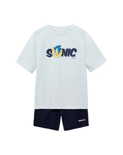 Пижама SONIC SET, светло-зеленый Mango kids