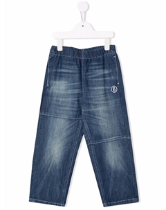 Прямые джинсы с вышивкой, синий Chateau lafleur-gazin