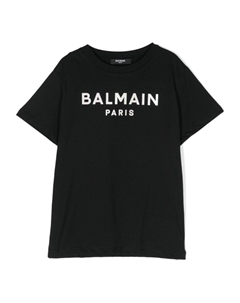 Kids футболка с логотипом, черный Balmain