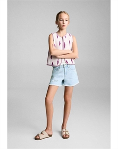 Джинсовые шорты ISA, светло-голубой Mango kids