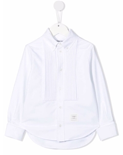 Kids рубашка со складками, белый Thom browne