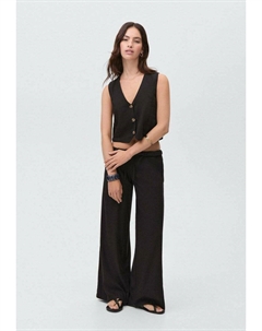 Топ без рукавов, черный Mango kids