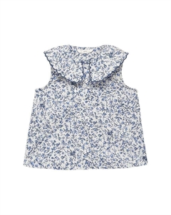 Топ Camicetta, белый Mango kids