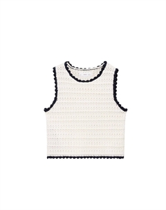 Топ MER, белый Mango kids