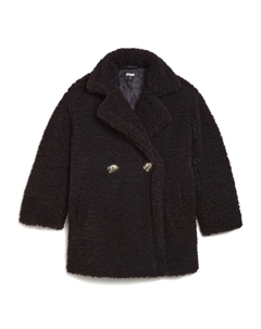 Двубортная шуба Anouk из шерпы, черный Apparis