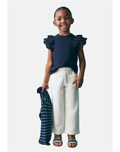 Брюки COCO, слоновая кость Mango kids