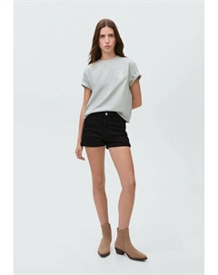 Джинсовые шорты ROLL, цвет Black Denim Mango kids