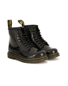 Kids ботинки на шнуровке, черный Dr. martens