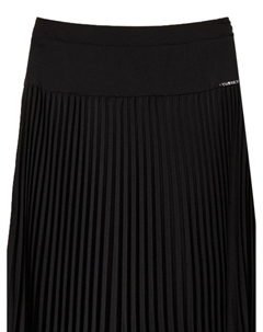 Kids плиссированная юбка миди, черный Twinset
