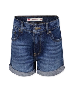 Kids джинсовые шорты с завышенной талией, синий Levi's®
