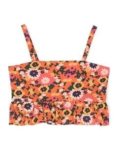 Топ Stork с цветочным принтом, оранжевый The animals observatory