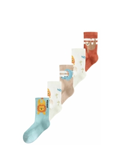 Носки RICH 5 PACK, коричневый Next