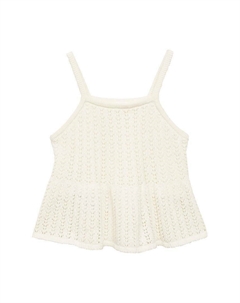 Топ, слоновая кость Mango kids