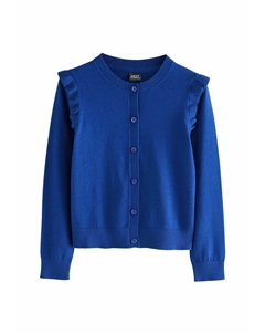 Кардиган RICH FRILL SHOULDER STANDARD, синий Next