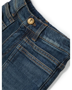 Kids прямые джинсы средней посадки, синий Balmain