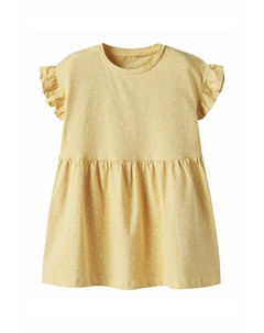 Платье из джерси NMFJOANE DRESS, светло-желтый Name it