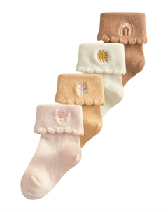 Носки ROLL 5 PACK, коричневый Next