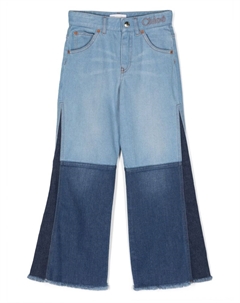 Джинсы в технике пэчворк, синий Chloé kids