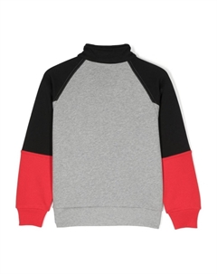 Kids KIDS толстовка с цветными блоками, серый Dsquared2