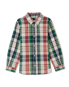 Рубашка Daho в клетку, зеленый Bonpoint