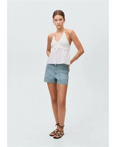 Джинсовые шорты UTILITYA, темно-синий Mango kids