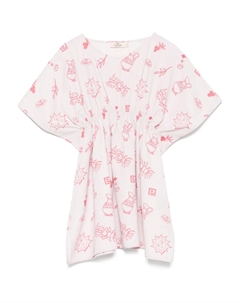 Платье с принтом, розовый Andorine