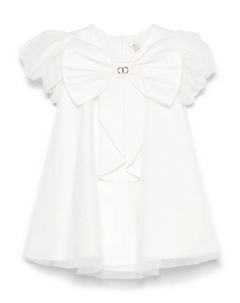 Платье с бантом, белый Twin-set kids