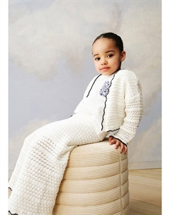 Кардиган LILIA, белый Mango kids