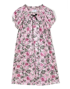 Платье с бантом и принтом, розовый Chiara ferragni