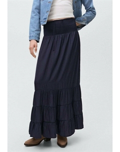 Длинная юбка, темно-синий Mango kids