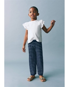 Брюки ULAP, темно-синий Mango kids