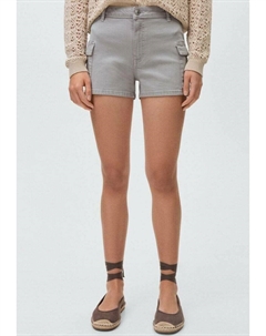 Шорты CARGO, серый Mango kids