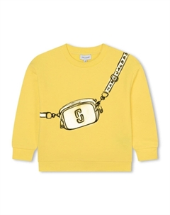 Толстовка с графичным принтом, желтый Marc jacobs kids
