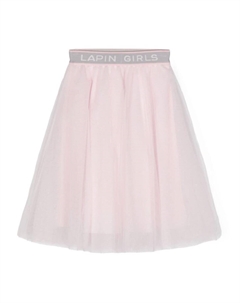 Юбка из тюля с логотипом, розовый Lapin house