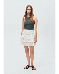 Юбка-колокол TEEN LOTO, слоновая кость Mango kids