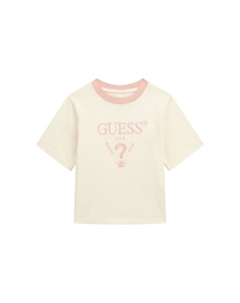 Футболка с принтом LOGO-DREIECK, белый Guess