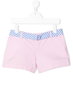 Шорты в полоску с поясом, розовый Ralph lauren